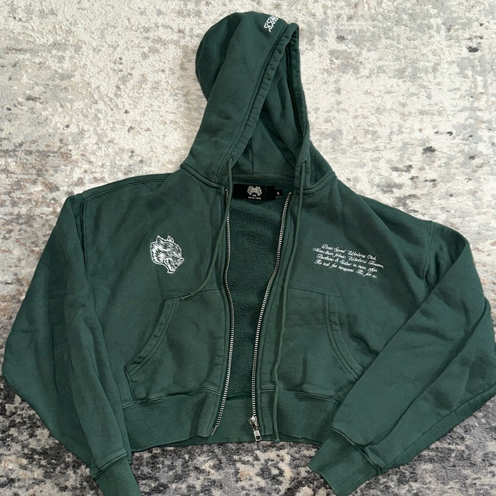 Darc sport she cropped hoodie